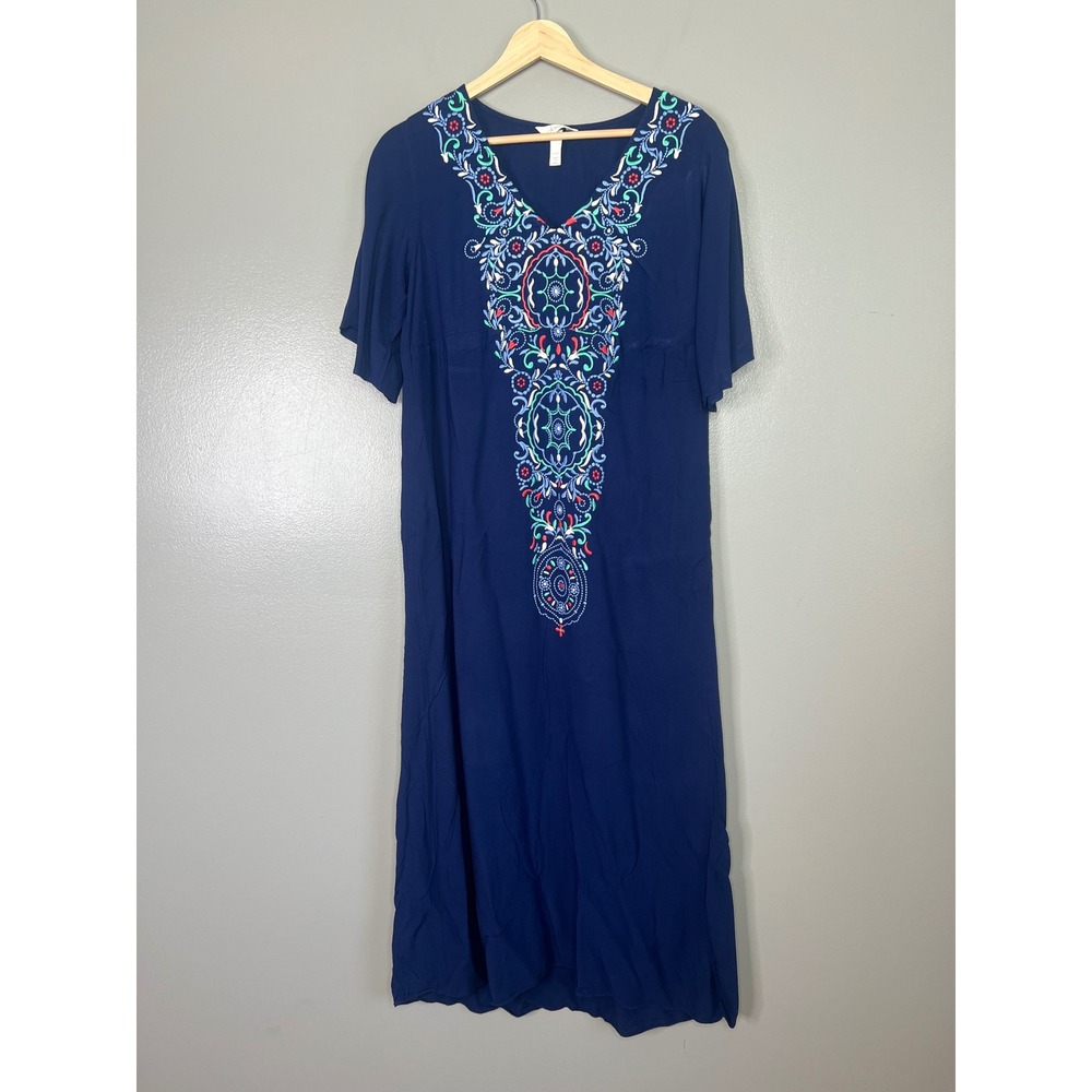 Soma maxi embroidered dress small travel casual‎ vacation - Picture 6 of 6